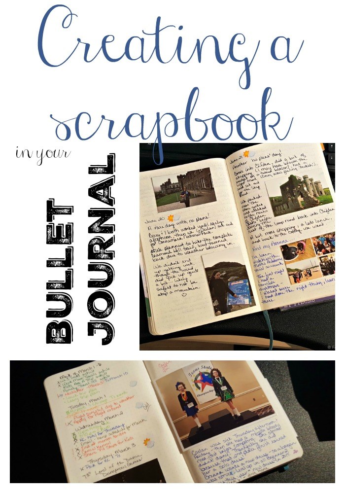 Creating a Scrapbook in Your Bullet Journal - Family Rambling